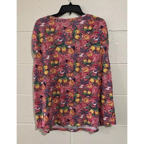 Fresh Lemon Print Sleeveless Blouse for Women XL Summer Top New with Tags NWT - Picture 2 of 7